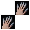 thumbnail image 2 of Qarigey 10 Uds Nail Art Soak Off Clip Cap Gel removedor de esmalte herramienta de envoltura para dedos cuidado de uñas eliminación de barniz Transparente 2piezas, 2 of 4