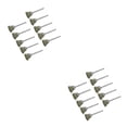 thumbnail image 1 of Cepillo de latón resistente al agua Riwesomey 10 Uds. cabeza en forma de cuenco amoladora a prueba de herrumbre 2piezas, 1 of 6