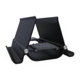 thumbnail image 4 of Totador de la computadora portátil vertical Tableta de tableta Stand Sturdy Antislip Desktop Holder Notebook Dock para el trabajo de cocina de lectura Negro, 4 of 8