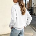 thumbnail image 5 of Turilly Womens Sweater Warm High Collar Long Sleeve Pullover with Button Placket for Autumn Winter Layering, 5 of 6