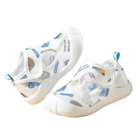

Pebbuoy 1 Pair Kids Water Shoes Boys Girls Barefoot Shoes with Fastener Tape Lightweight Quick-Dry Breathable Outdoor Toddler Slip-On Shoes