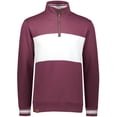 thumbnail image 2 of Holloway Sportswear S All-American Pullover Maroon Heather/White 229565, 2 of 5