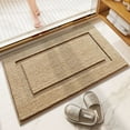 thumbnail image 2 of Tkrady Door Mat 60x40cm, Indoor Entrance Absorbs And Dirt Low Profile Doormat Indoor Dog Mat For Muddy Front Door Mat For Floor Home Entryway (Brown), 2 of 6