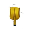thumbnail image 5 of Outdoor Snow Shovel Aluminum alloy Retractable Ice Shovel Winter Snow Remover Tool Camping Garden Folding Shovel Survival Tools (Golden-No Package), 5 of 7