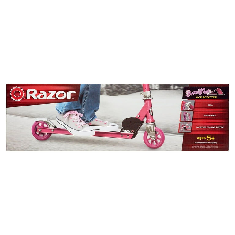 Razor A Youth Kick Scooter - Sweet Pea, Lightweight, Foldable