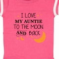thumbnail image 4 of Inktastic I Love My Auntie to the Moon and Back Boys or Girls Baby Bodysuit, 4 of 5