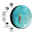thumbnail image 4 of Salouo Tranquil Ocean Canoe Journey Print Spare Tire Cover 14-17 inch Spare Tire Protector Universal Tough Tire Wheel Cover for Trailer SUV and Truck-, 4 of 6