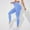 Blue, variant on High Waist Tummy Lifting Yoga Pants Women's Tight Quick Drying Breathable Running Sports Fitness Pants Seamless Yoga Pants Soft Petite Yoga Pants for Women Yoga Scrub Pants Petite Dark Yoga Pants Yoga
