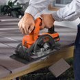thumbnail image 3 of BLACK+DECKER 20V MAX* Lithium Ion 4 Tool Combo Kit: Drill/Driver, Circular Saw, MOUSE™ Detail Sander and Light, 3 of 9