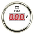 thumbnail image 1 of Voltage Volt Meter Gauge 8-16 Volts Caravan Boat Instruments Marine Voltmeter For Auto Parts Car Gauges White 52mm Motorcycle, 1 of 7
