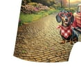 thumbnail image 5 of Be My Valentine's Dachshund Truck Full of Love Flower Balloon All Over Print Boxer Briefs Underwear for Men Dad Wiener Dog Lover Gifts Idea - 02029, 5 of 6