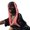 Black hat pink hair, variant on Beanie Knit Hats Warm Winter Balaclava Full Face Caps Wig Decorations Ski Masks