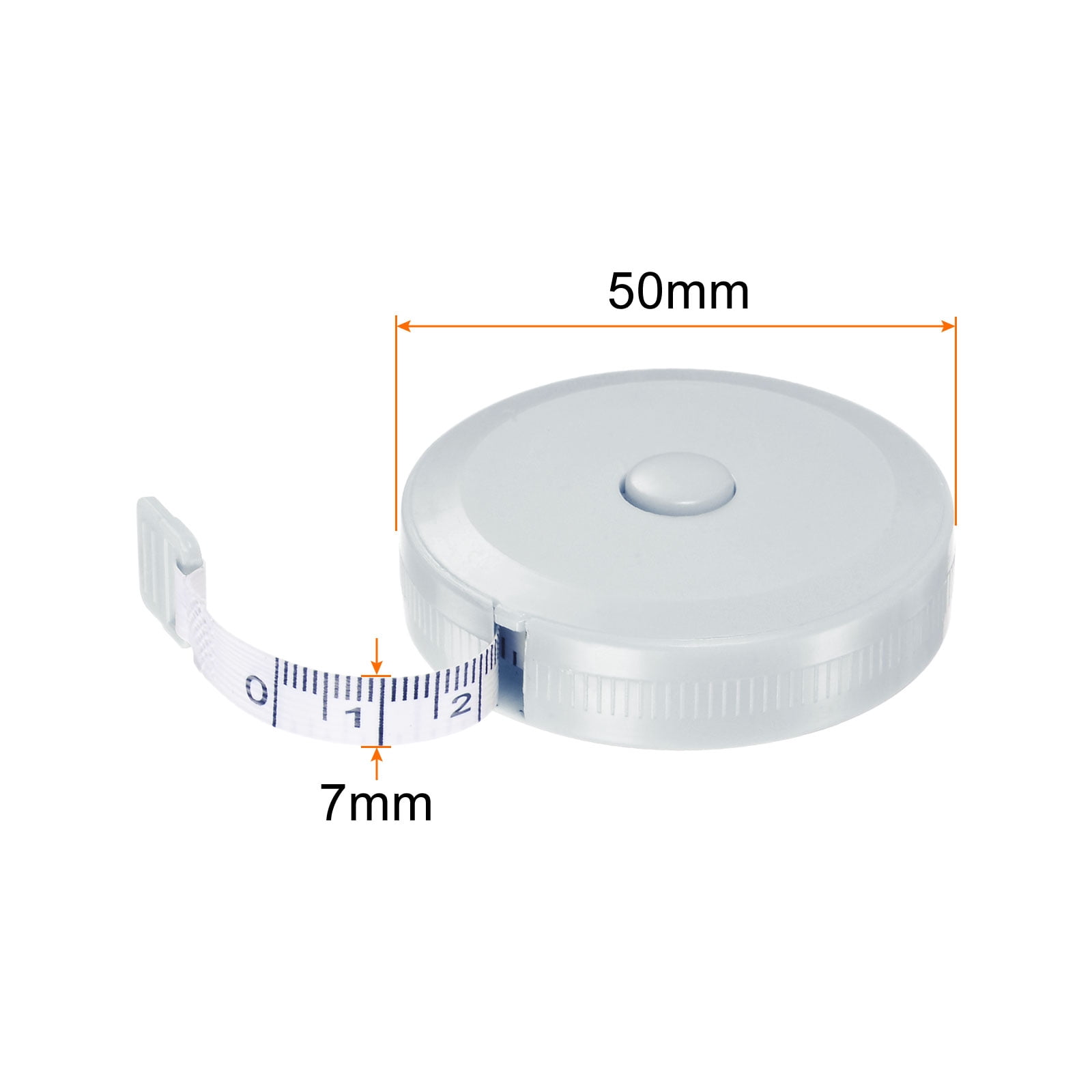 Unique Bargains Cloth Measuring Tape for Tailoring with Clear Markings Sky Blue 60inch