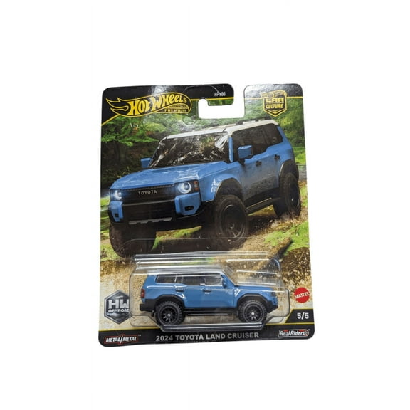 Hot Wheels 2025 Premium Car Culture HW Off Road 2024 Toyota Land Cruiser Blue 