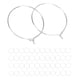 thumbnail image 2 of Aros de acero inoxidable para abalorios, 50 piezas de aros para abalorios, accesorios para abalorios, creados con maestría, 2 of 12
