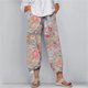 thumbnail image 3 of Pantalones de Verano de Pierna Ancha Moda Suelta Impresa Capris, Pantalones Casuales Cómodos de Piernas Anchas para Uso Al Aire Libre Y en el Hogar, 3 of 5