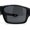 All Black, variant on Locs Oversize Wrap Around Mens Biker Sunglasses Black Green