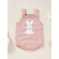 thumbnail image 4 of Blotona Baby Girl Boy Knit Rompers Bunny Sleeveless Sweater Bodysuit Jumpsuit My 1st Easter Outfit Cute Infant Sping Fall Clothes, 4 of 9