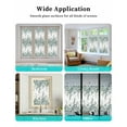 thumbnail image 6 of Window Privacy Film Green Eucalyptus Leaves Stained Glass Window Film Decorative Sun Block Window Cover Summer Botanical Watercolor Window Clings Static Adhesive Sticker for Bathroom 29.5"x118", 6 of 6