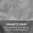 thumbnail image 5 of FurHaven Pet Products Waterproof Velvet Throw Blanket - Granite Gray, Large, 5 of 12