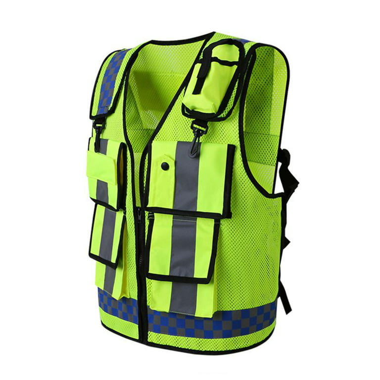 Warning vest bicycle motorcycle reflector safety vest light vest vest  stretchabl