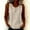 *Khaki, variant on ClodeEU Women's Round Neck Sleeveless Tank Top,Casual Loose Fit Solid Color Blouse with Button for Summer Black,Women's Plus L