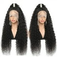 thumbnail image 2 of Water Wave Lace Front Wigs Human Hair 13X4 Lace Frontal Wig Pre Plucked With Baby Hair 180% Density Brazilian Virgin Human Hair Curly Wigs for Black Women Wet and Wavy Human Hair Wigs（22 Inch）, 2 of 6