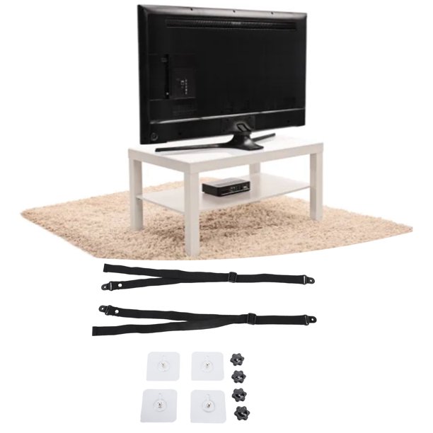 Correas De Seguridad Para TV, Correas Antivuelco Para Muebles, Polipropileno De Longitud Ajustable Para Monitores De Computadora