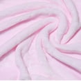 thumbnail image 4 of Light Baby Pink, 30x40 inch Velvety Soft Classic Solid Plush Fleece Throw Blanket, 4 of 4