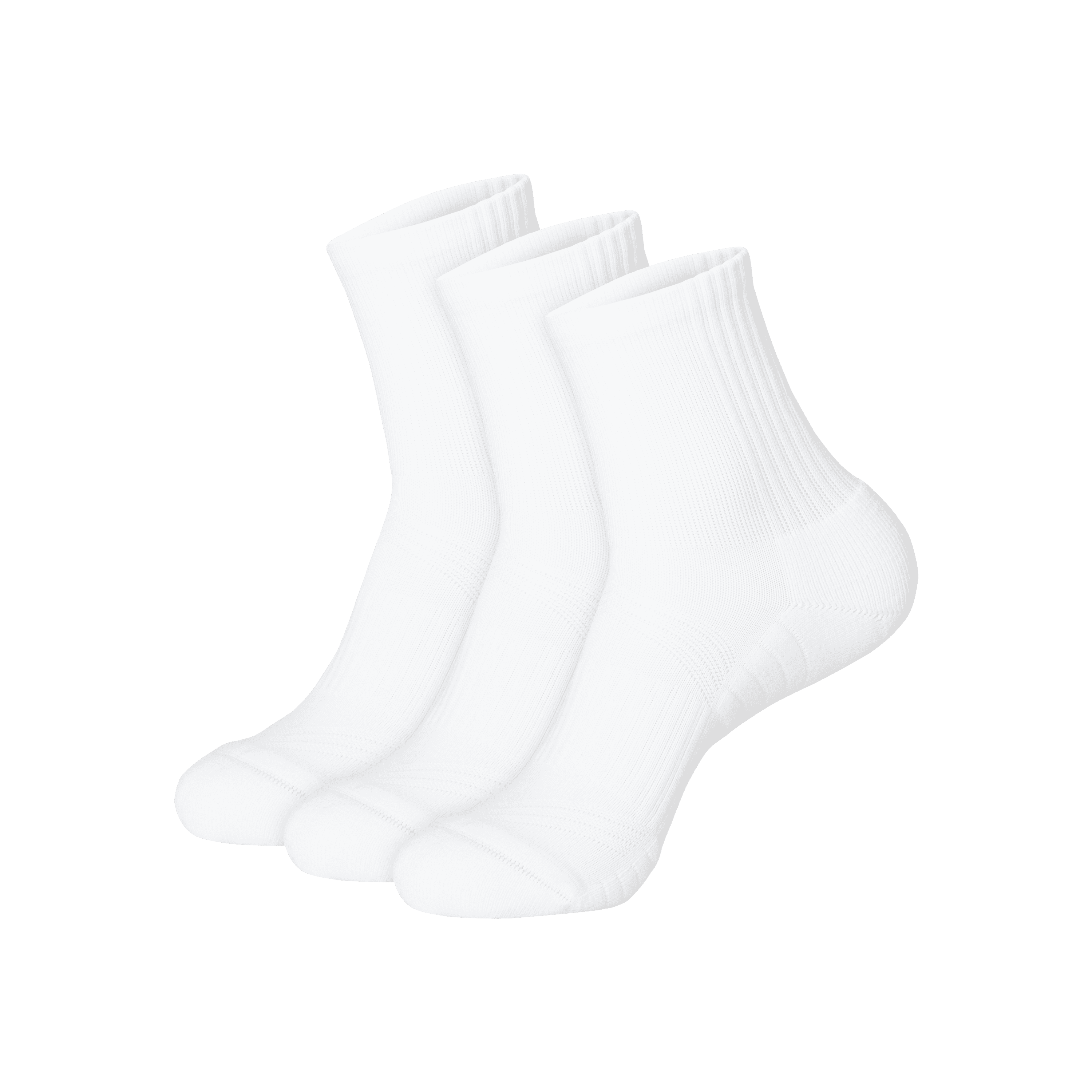 Hanes Womens Mid Crew Socks, 3 Pairs, Moves Impact Zone Athletic Socks for Women