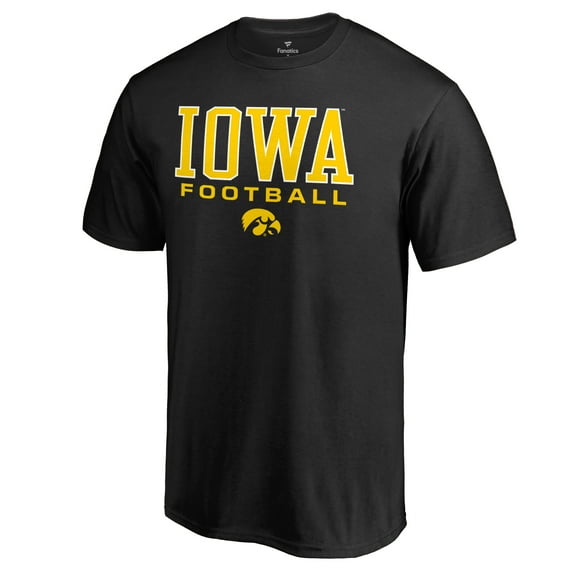 Men's Black Iowa Hawkeyes Team Unity Football T-Shirt