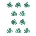 thumbnail image 2 of Banda para el cabello Sonducket 20 piezas sin costuras alta elasticidad decorativa Verde 10Conjunto, 2 of 6