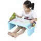 thumbnail image 2 of Bandeja Escritorio Regazo NiñOs,Bandeja Escritorio PortáTil PláStico Regazo los NiñOs para Cama,Aula,Computadora PortáTil para NiñOs Actividades en AutomóVil,Comedor y Piso Azul, 2 of 6