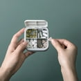 thumbnail image 7 of Ludlz Pill Organizer - Portable Pill Box Small Pill Container for Purse or Pocket, Excellent Pill Storage Case 4-Compartment Portable Medicine Case Pill Tablet Storage Box Organizer Container, 7 of 7