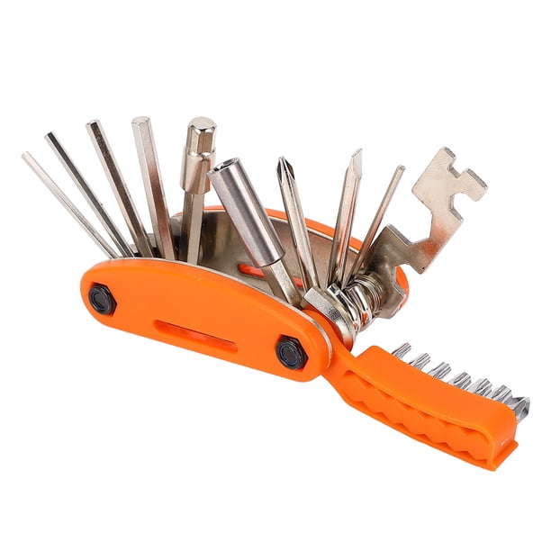 Kit de Herramientas de reparación de Bicicletas 20 en 1, Multiherramienta Portátil Profesional de Alta Resistencia Para Mantenimiento de Emergencia