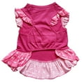 thumbnail image 3 of CHBORLESS Summer Small Dog Dresses Puppy Fly Sleeve Dress Pet Clothes Dog Skirt for Dogs Cats (Medium, Rose Love), 3 of 4
