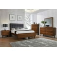 thumbnail image 2 of Robyn 5-piece California King Bedroom Set Dark Walnut, 2 of 20