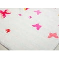 thumbnail image 6 of Elizabeth Sutton MI55A Social Butterflies Graphic Modern White Area Rug, 7'10"X10'0", 6 of 6