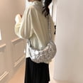 thumbnail image 2 of LinYooLi Puffer Crossbody Bag for Women Adjustable Quilted Shoulder Bag Light Down Nylon Puffy Purse Cotton Padded Hobo Bag, 2 of 7