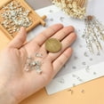 thumbnail image 3 of 1Bag 200Pcs 4 Style DIY Jewelry Making Findings Kit Inclduing Iron & Brass Crimp Beads Covers Brass End Bead Tips & Wire Guardian and Protectors Silver 2~7x2~4mm Hole: 0.5~1.5mm 50Pcs/style DIY, 3 of 5