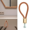 TOYMYTOY Leather Rope Handle Attic Pull Down Cord Simple Farmhouse Door