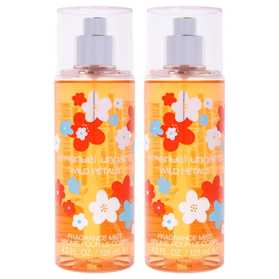 Wild Petals by Emanuel Ungaro for Women - 4.2 oz Fragrance Mist - Pack of 2