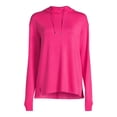 thumbnail image 5 of Athletic Works Women's French Terry Mock Neck Hoodie, Sizes XS-XXXL, 5 of 5