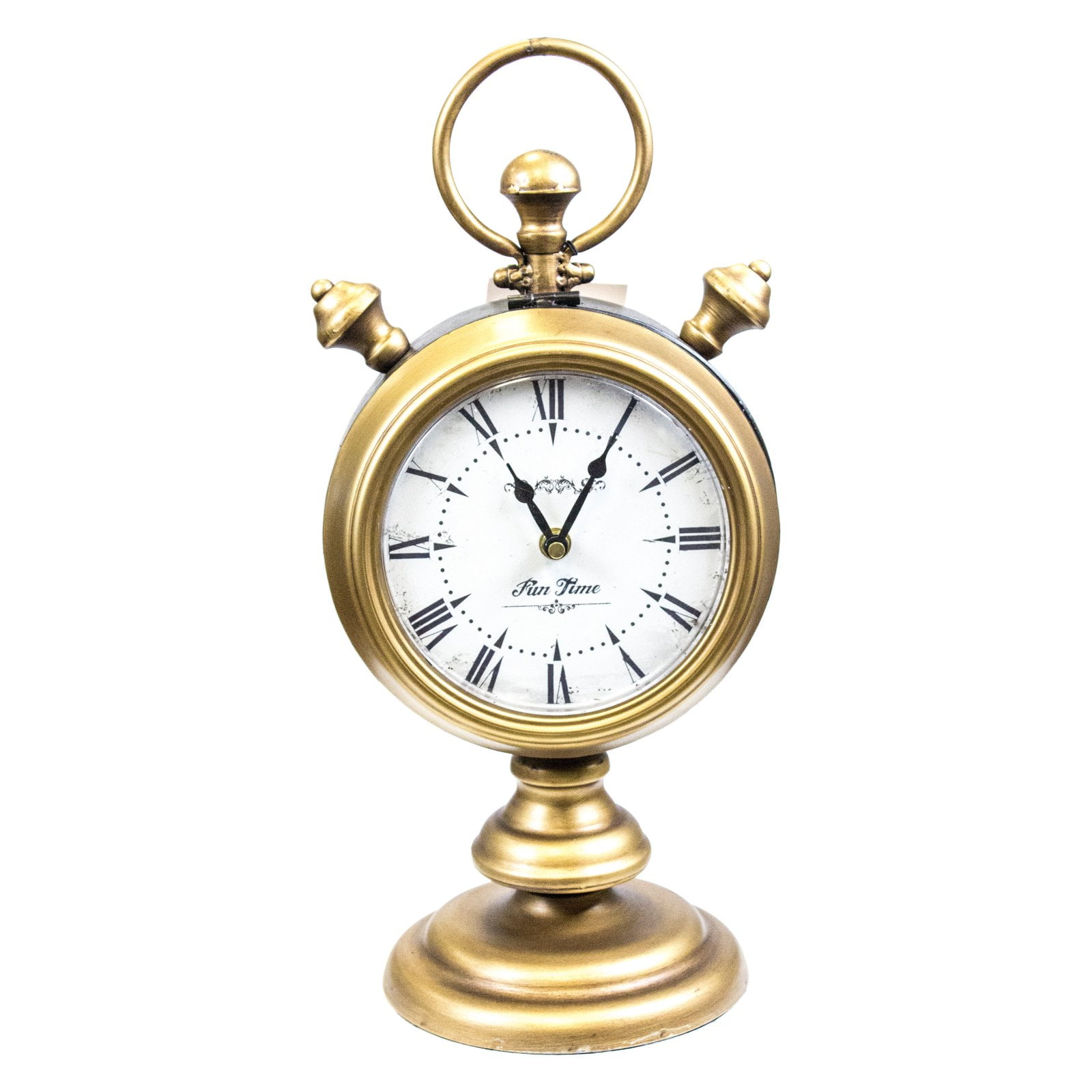 Sagebrook Home Metal Pocket Watch Table Clock