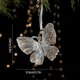thumbnail image 3 of Acrylic Crystal Christmas Tree Ornaments 2025 Transparent Snowflake Hanging Pendant Decorations Home Garden New Year Props, 3 of 5
