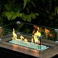 thumbnail image 4 of Gaspro 10 lbs Fire Glass for Propane Fire Pit, 1/2-Inch Decorative Firepit Glass Rock for Gas Fireplace, Aqua, 4 of 7