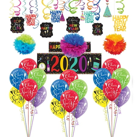 Party City Colorful New Year S Decorating Kit Party Supplies