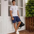 thumbnail image 5 of AzureSilk Cargo Shorts For Mens Casual Shorts Drawstring Summer Shorts Beach Golf Shorts Summer Shorts Athletic Shorts For Men Gym Shorts Men, Size S-XL, 5 of 6