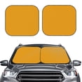 thumbnail image 2 of Fotbe Goldenrod Juego de 2 Piezas de Parasoles para Parabrisas | Bloqueador Solar para Auto | Accesorios Plegables para Protección Solar Interior-Medium, 2 of 6