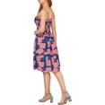 thumbnail image 3 of HAPPY BAY Women's Summer 4th of July American USA Flag Smocked Mini Swing Beach Dress Tube Top Patriotic Dresses for Women One Size Red, US Flag, 3 of 4